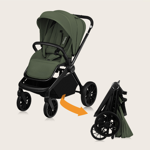 Lionelo Mika Plus Green Olive — Buggy